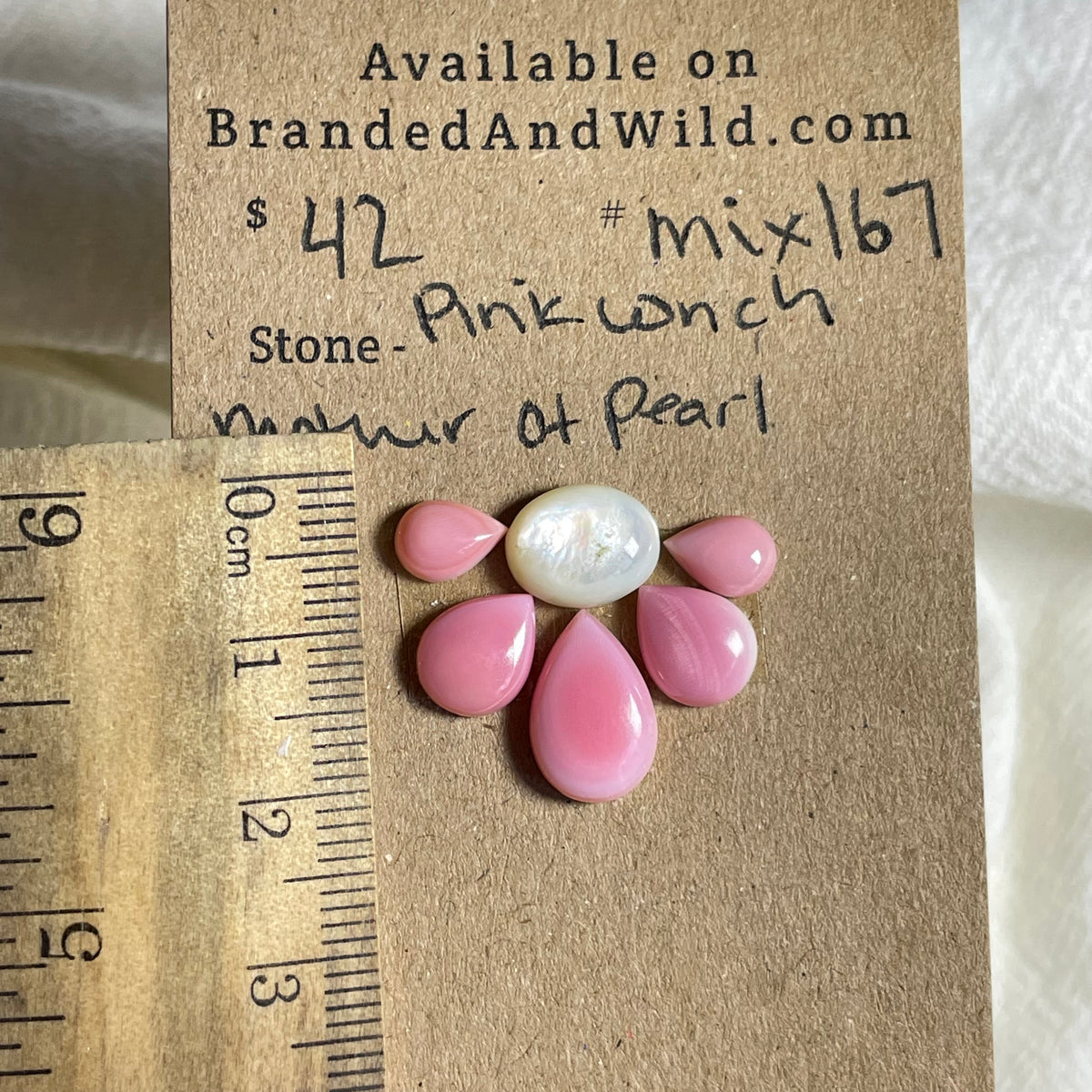 Mother of Pearl / Kingman Cabochon - MIX167