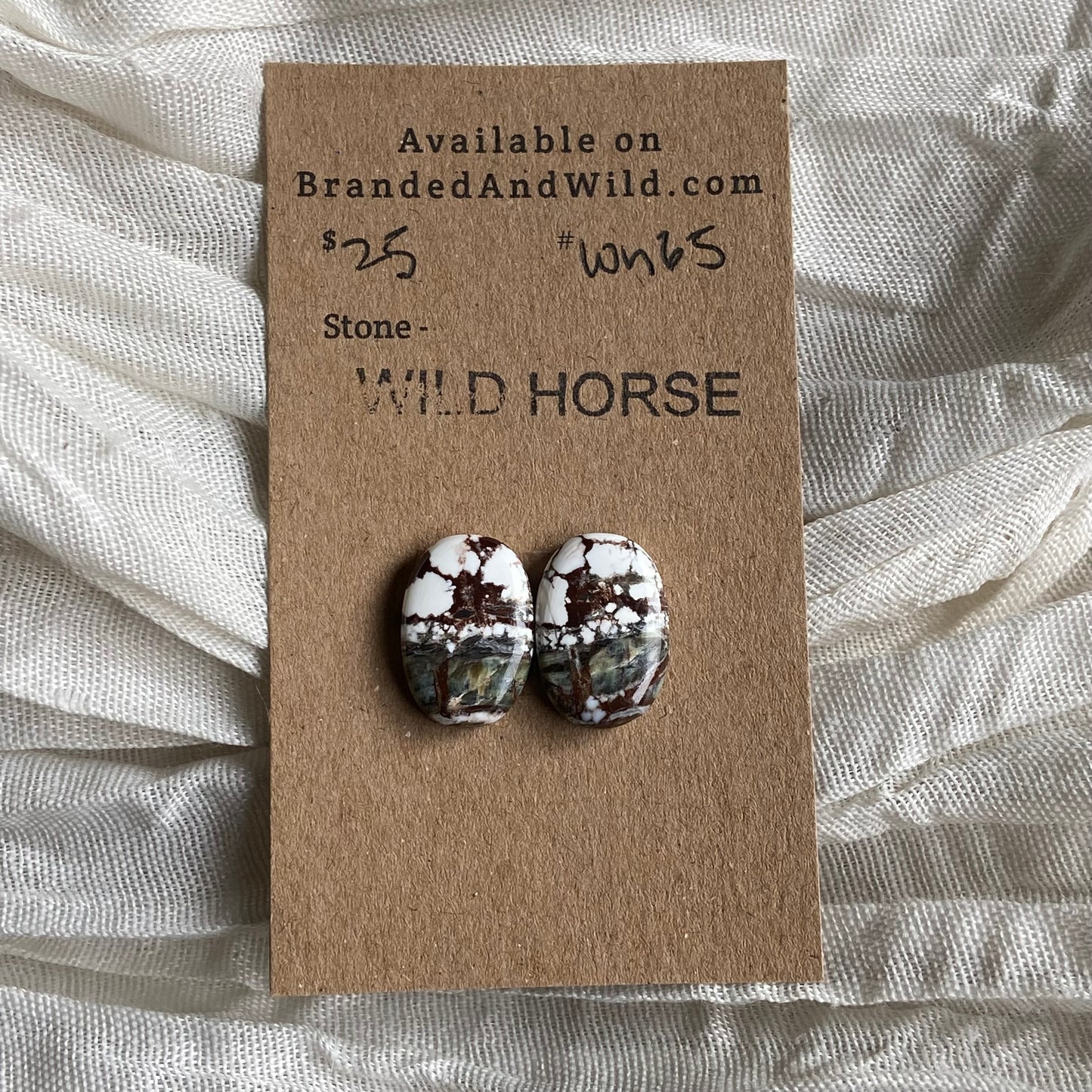 Wild Horse Cabochon - WH65 8473FB15-9CC6-4A26-A412-6BEF561FA1B4 Brandedandwild.com