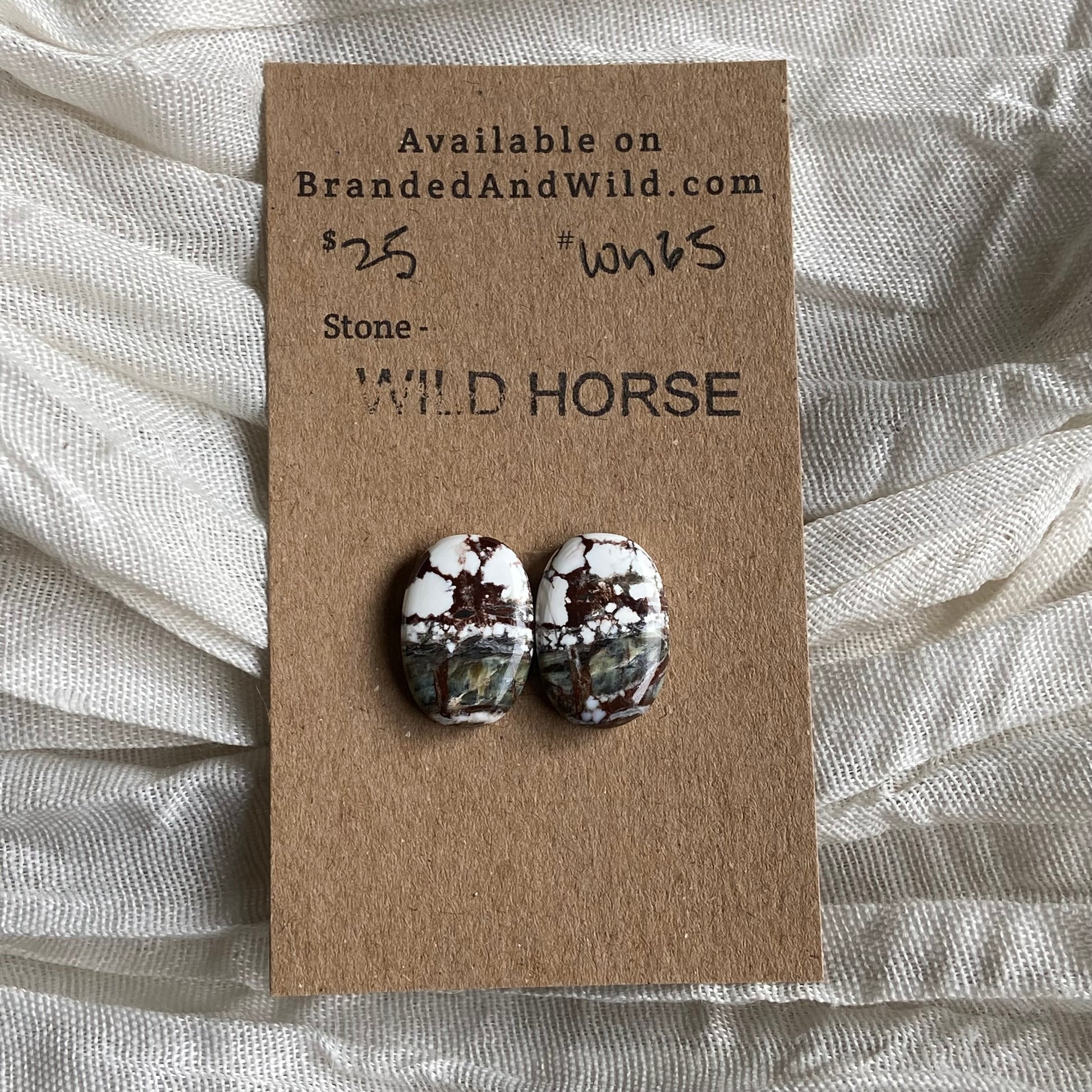 Wild Horse Cabochon - WH65 8473FB15-9CC6-4A26-A412-6BEF561FA1B4 Brandedandwild.com