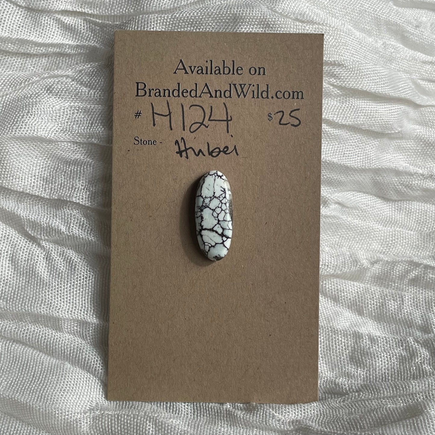 Hubei Turquoise Cabochon - H124 8489E43C-BC5F-4BAB-9D82-AFCC119A0221 Brandedandwild.com