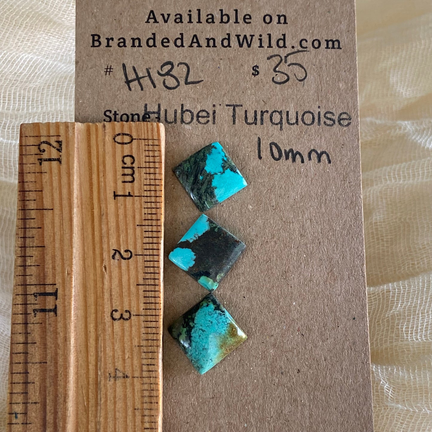 Hubei Turquoise Cabochon - H182 848D6C2F-EE3B-4372-94CF-AA162644BB3A Brandedandwild.com