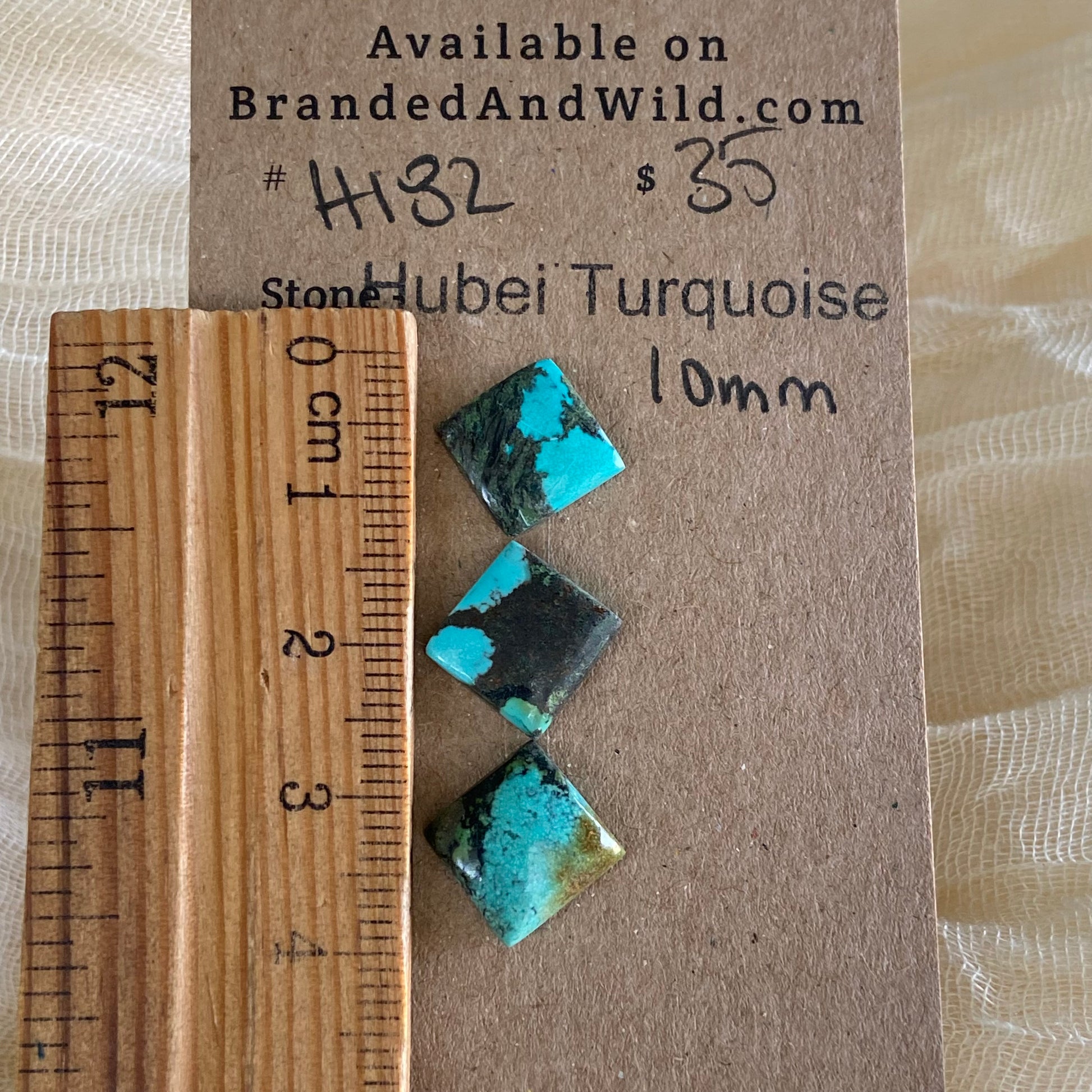 Hubei Turquoise Cabochon - H182 848D6C2F-EE3B-4372-94CF-AA162644BB3A Brandedandwild.com