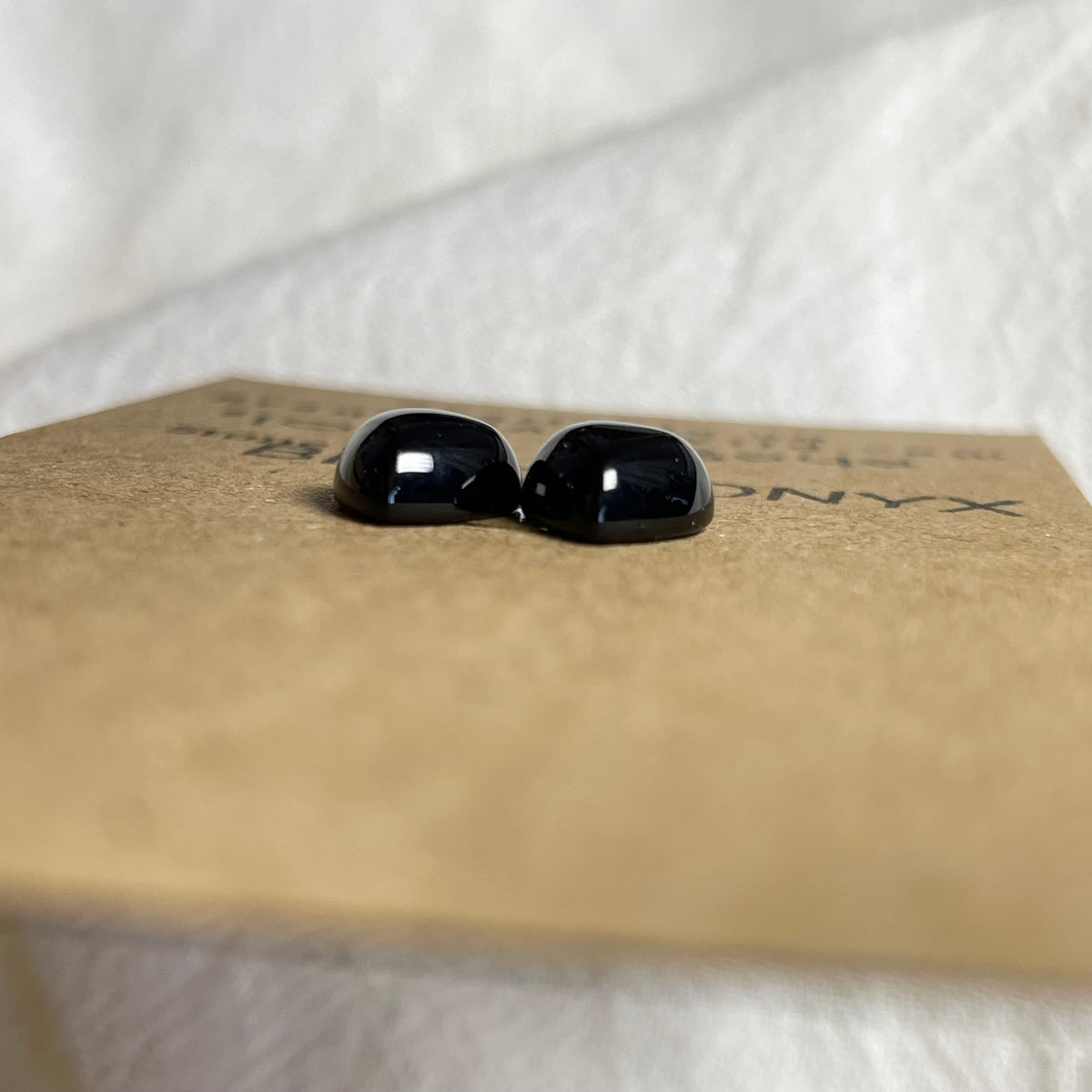 Black Onyx - Cabochon - B040 84917439-359F-4877-B4D2-9C58630F0BD2 Brandedandwild.com
