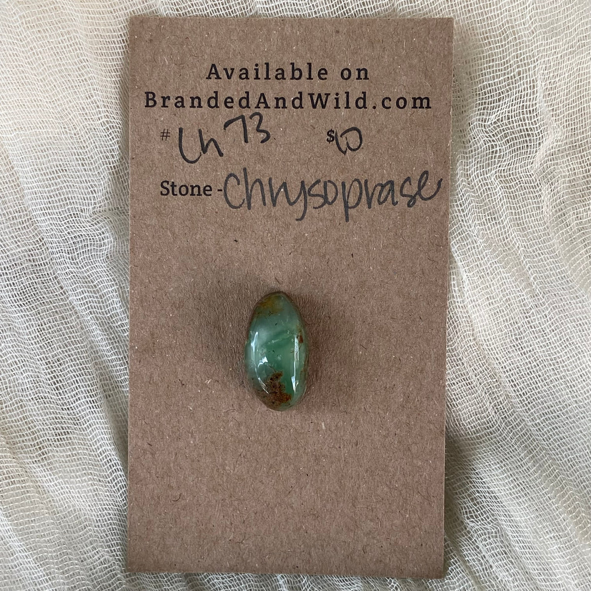Chrysoprase Cabochon - Ch73 84973344-0031-49B3-A9C1-9184DCA48F1B Brandedandwild.com
