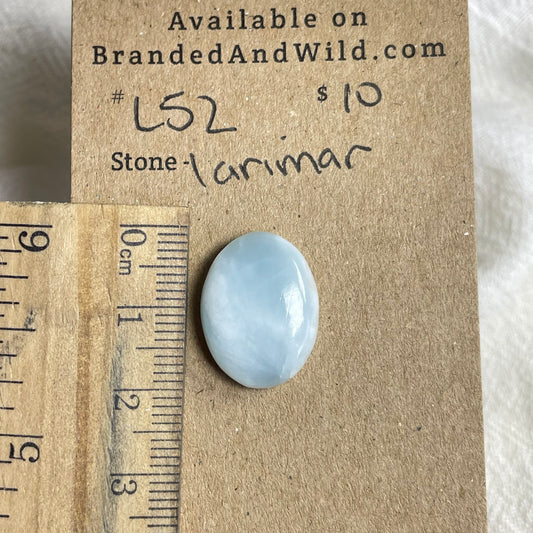 Larimar Cabochon - L52 84B35D32-730A-429C-9223-9C8BA978ACAF Brandedandwild.com