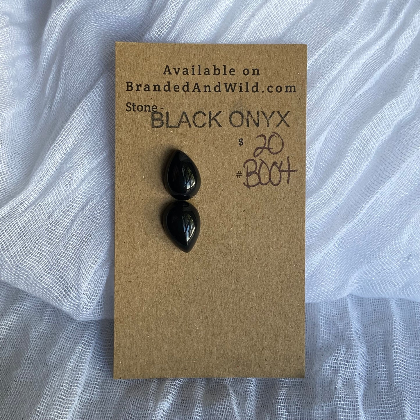 Black Onyx - Cabochon - BO04