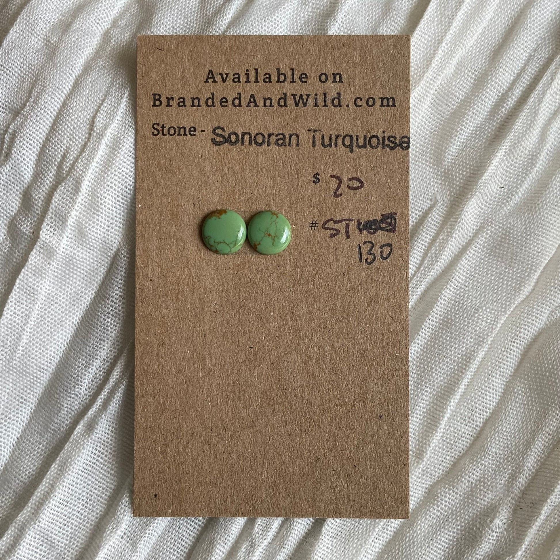 Sonoran Turquoise Cabochon - ST130 84FFAC44-E6F4-4663-B095-77C210E086A8 Brandedandwild.com