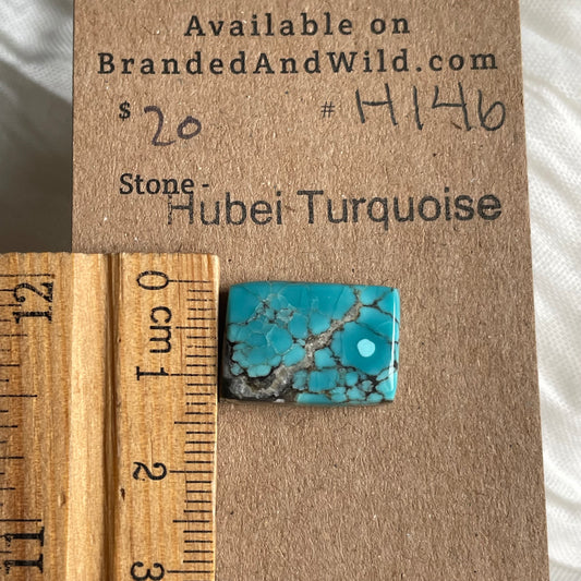 Hubei Turquoise Cabochon - H146 85029C0F-D73F-43EC-9E4F-EE7381215D8D Brandedandwild.com