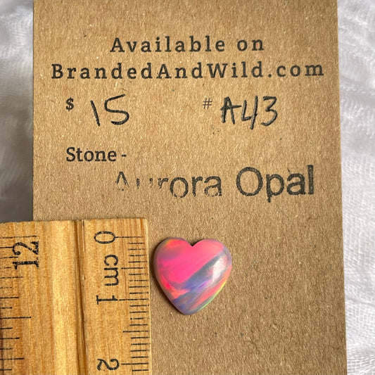 Aurora Opal Cabochon - A43 8518620B-3952-44F9-9DD5-F66048D4B5ED Brandedandwild.com