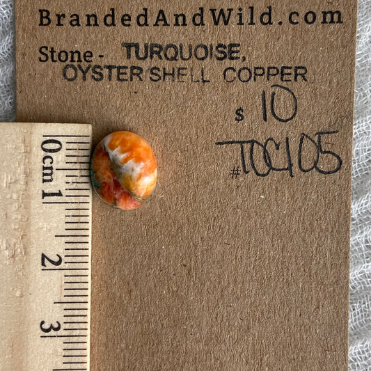 Turquoise, Oyster Shell, Copper - TOC105