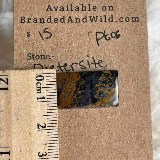 Pietersite Cabochon - PT06 8523C232-9054-4D41-9061-788B4A63C7BD Brandedandwild.com