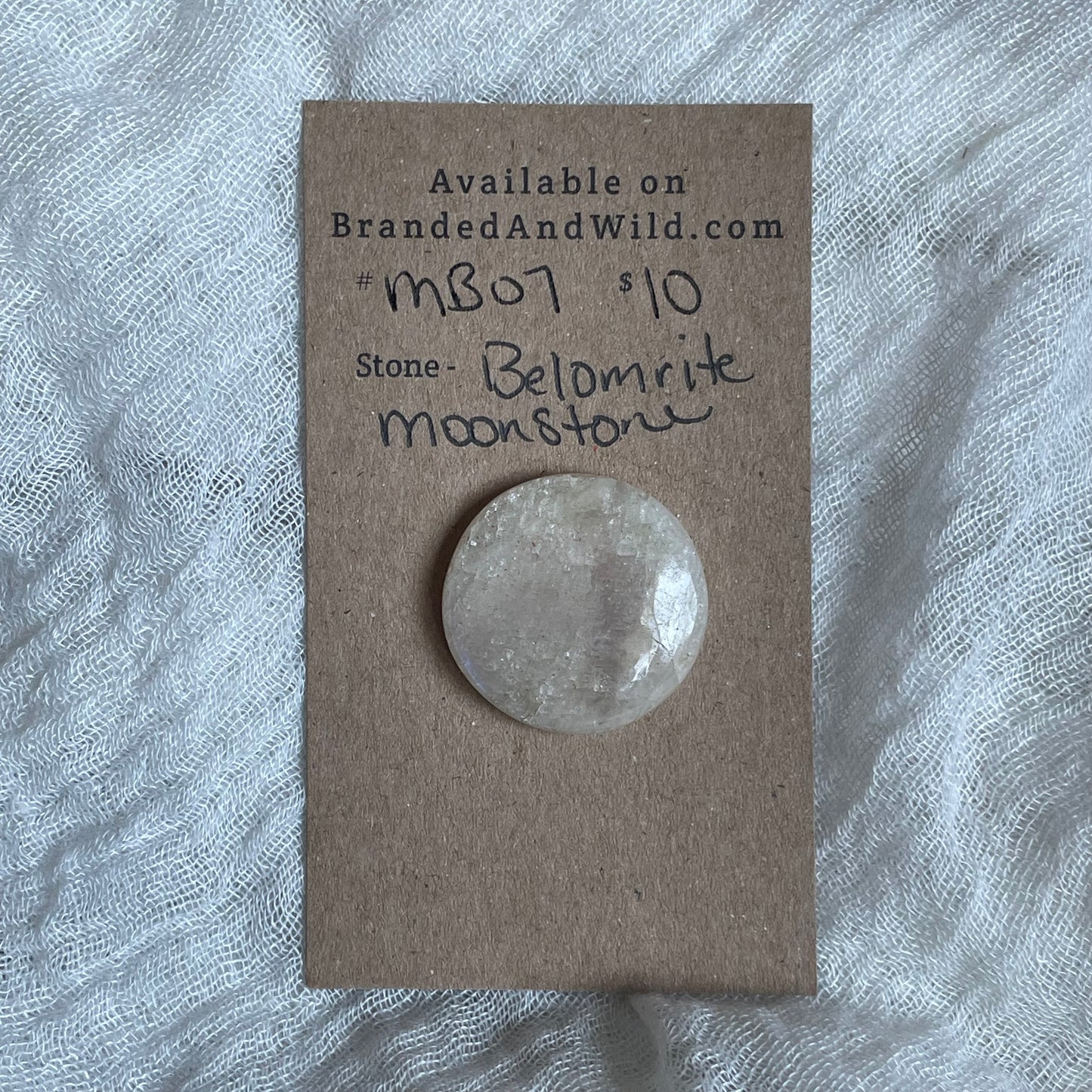 Belomrite Moonstone Cabochon - MB07
