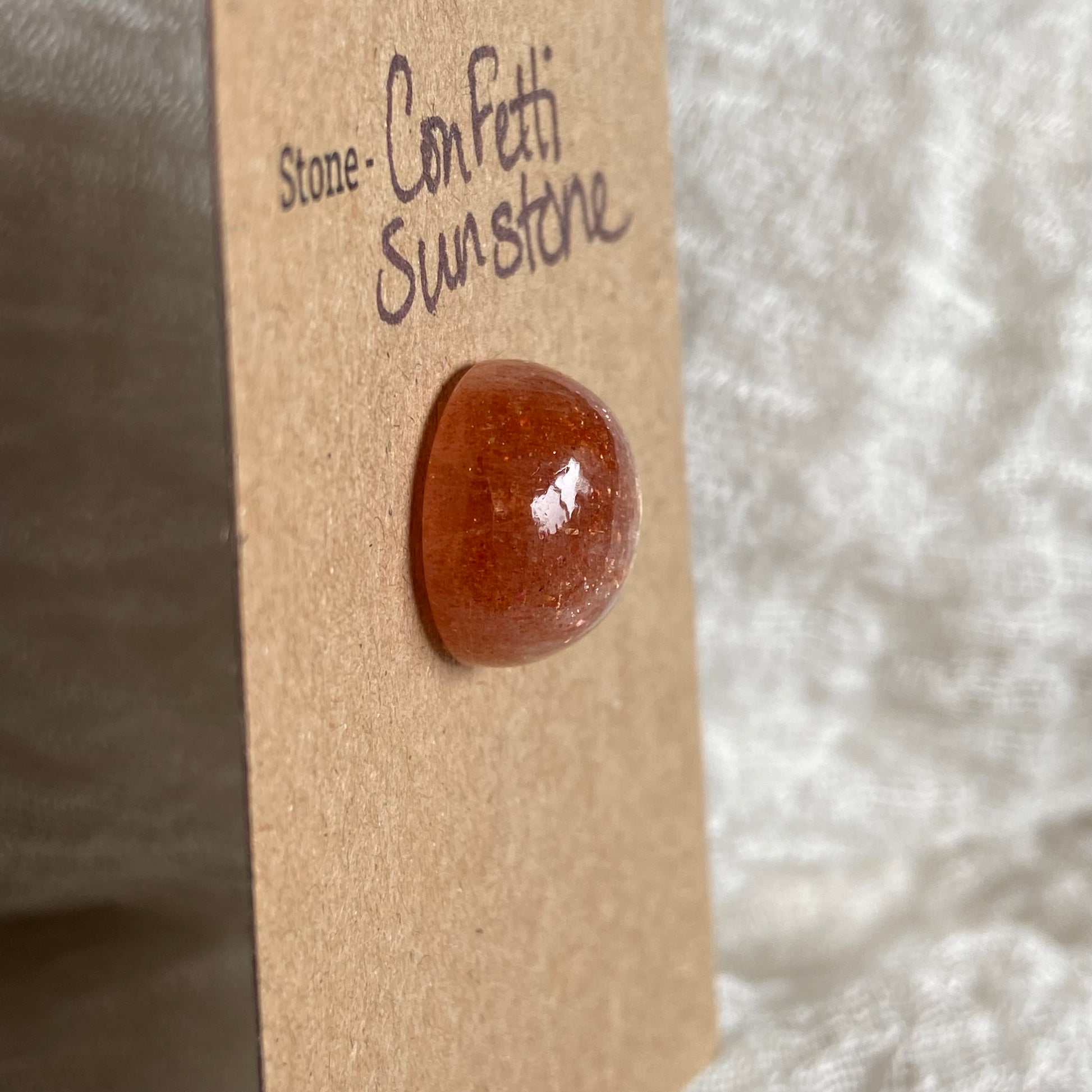 Confetti Sunstone Cabochon - CS20 853C3974-C68D-47DE-B46C-CCA5E3AB868B Brandedandwild.com