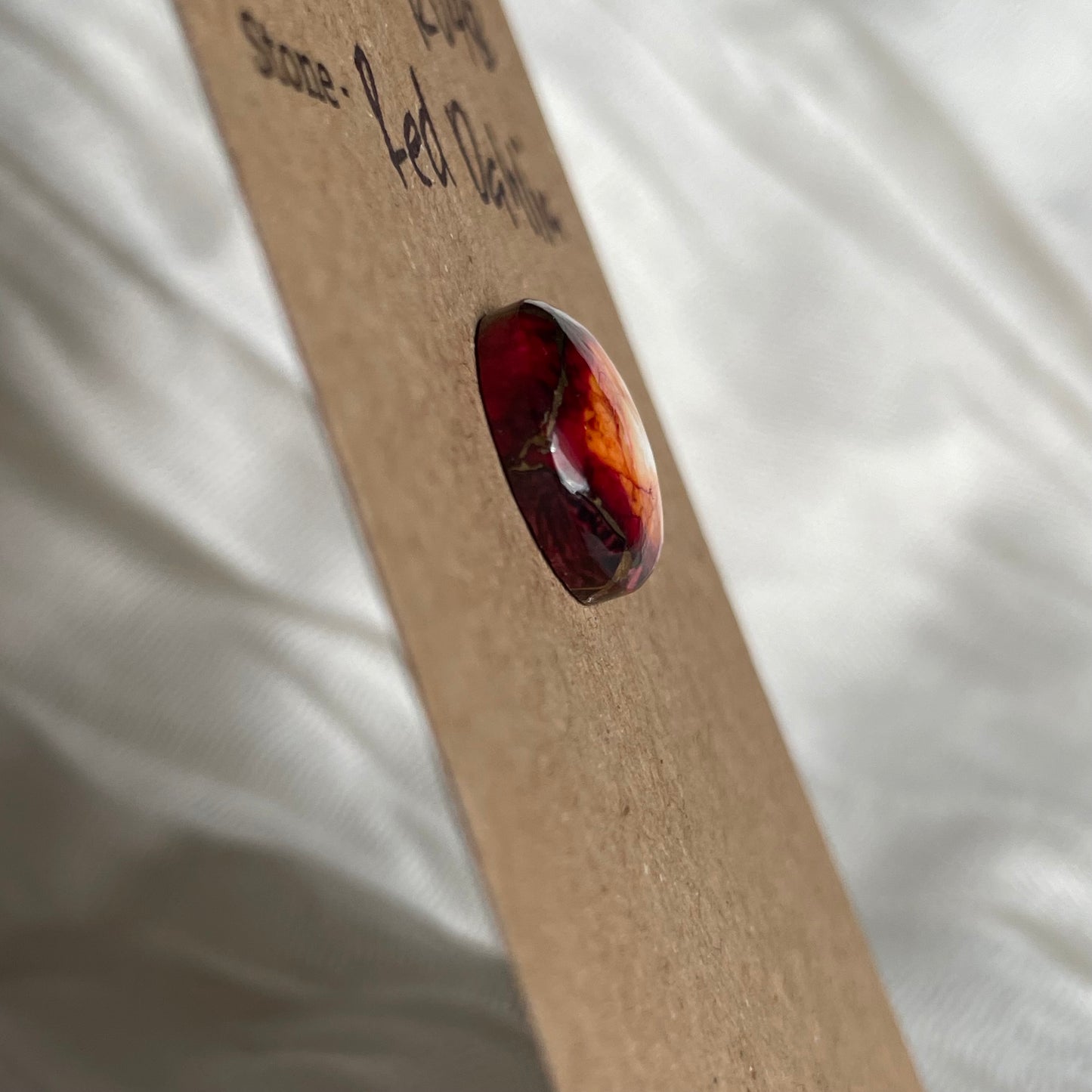 Red Dahlia Cabochon - RD48 855D11F5-8ED9-4DF4-BDC8-75BCBC87C768 Brandedandwild.com