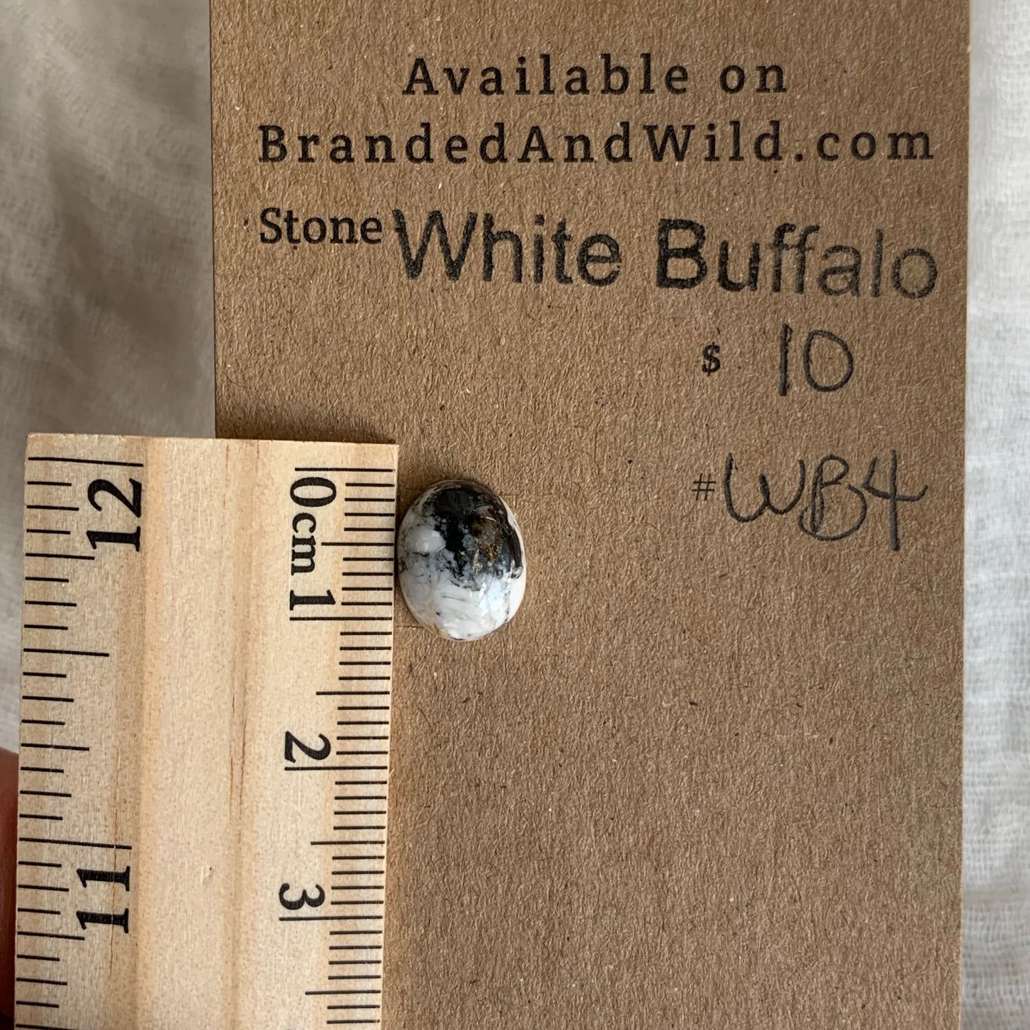 White Buffalo Cabochon - WB4