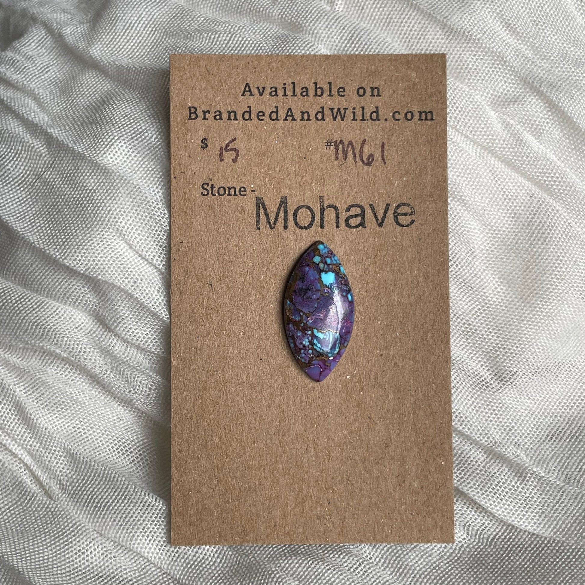 Mohave Cabochon - M61 Cabochon 859119BD-CCEE-464B-81F5-CC353F84D784 Brandedandwild.com