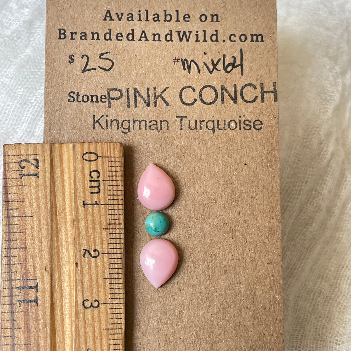 Kingman Turquoise Cabochon - KT64 859E880B-5CAD-4121-923E-5C5515B757A8 Brandedandwild.com