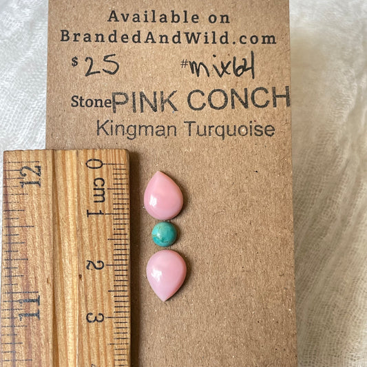 Kingman Turquoise Cabochon - KT64 859E880B-5CAD-4121-923E-5C5515B757A8 Brandedandwild.com