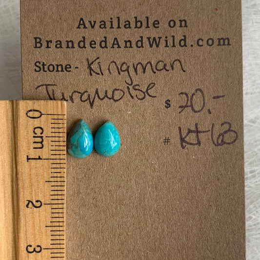 Kingman Turquoise (composite) Cabochon - KT63