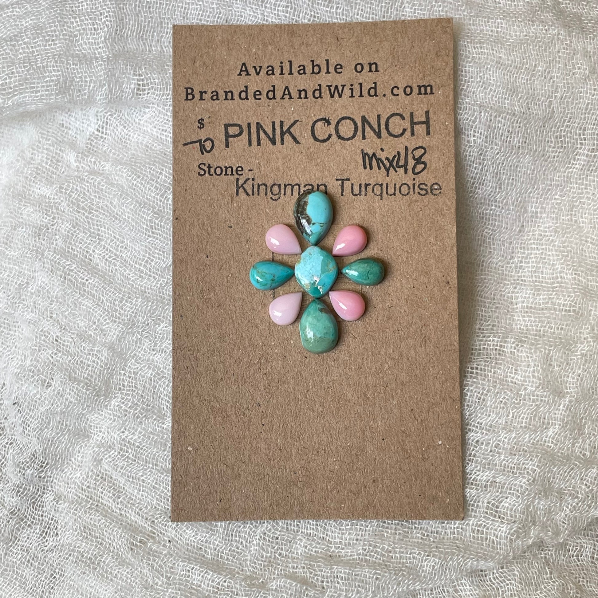 Kingman Turquoise Cabochon - KT48 85CB0618-4D82-4549-B133-74EC91460BD8 Brandedandwild.com