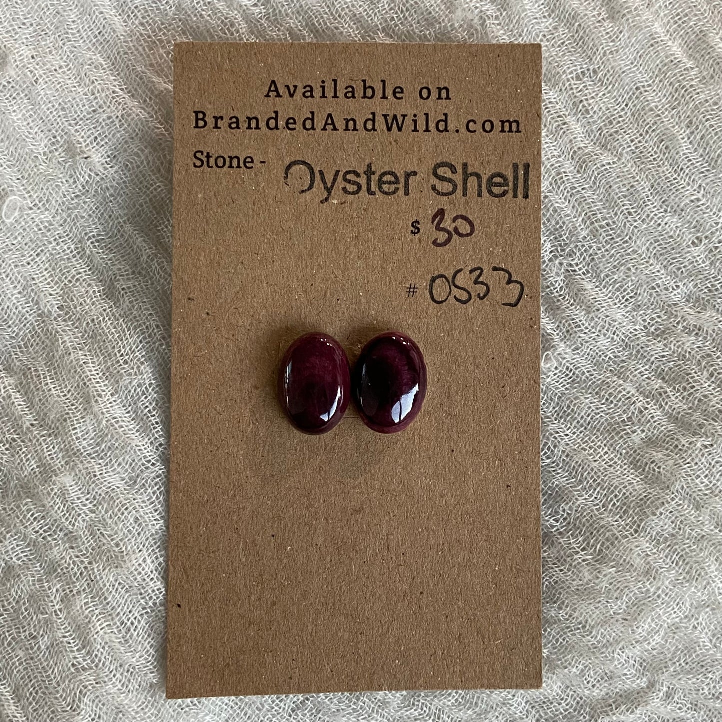 Oyster Shell Cabochon - OS33
