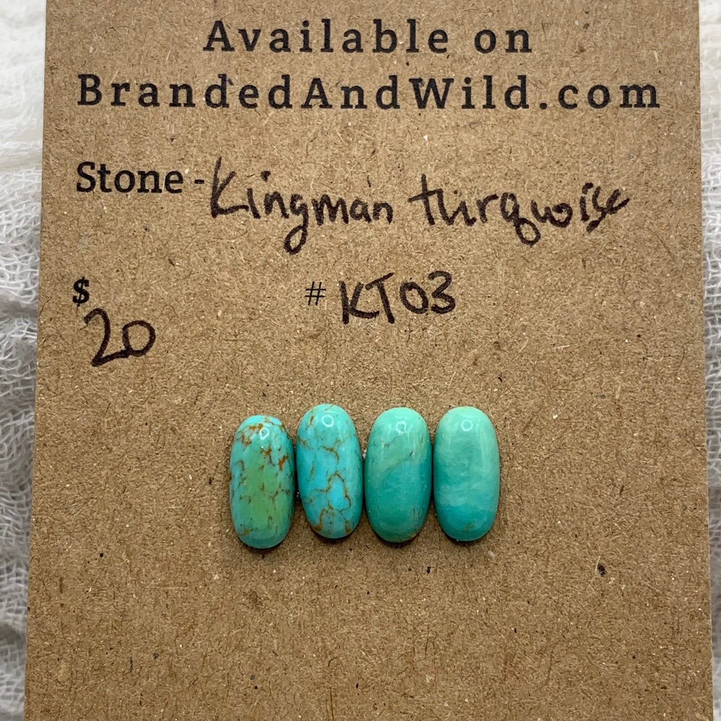 Kingman Turquoise Cabochon - KT03