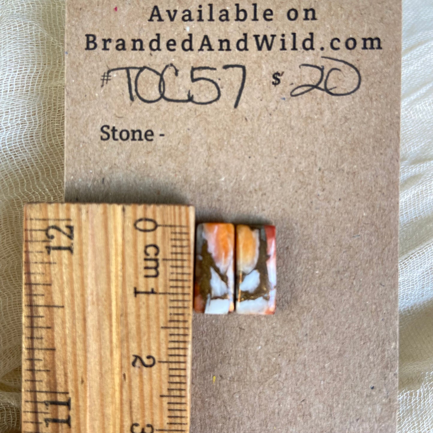Turquoise, Oyster Shell, Copper Cabochon - TOC57 860C4578-E9B4-4153-BD19-72A266F83994 Brandedandwild.com