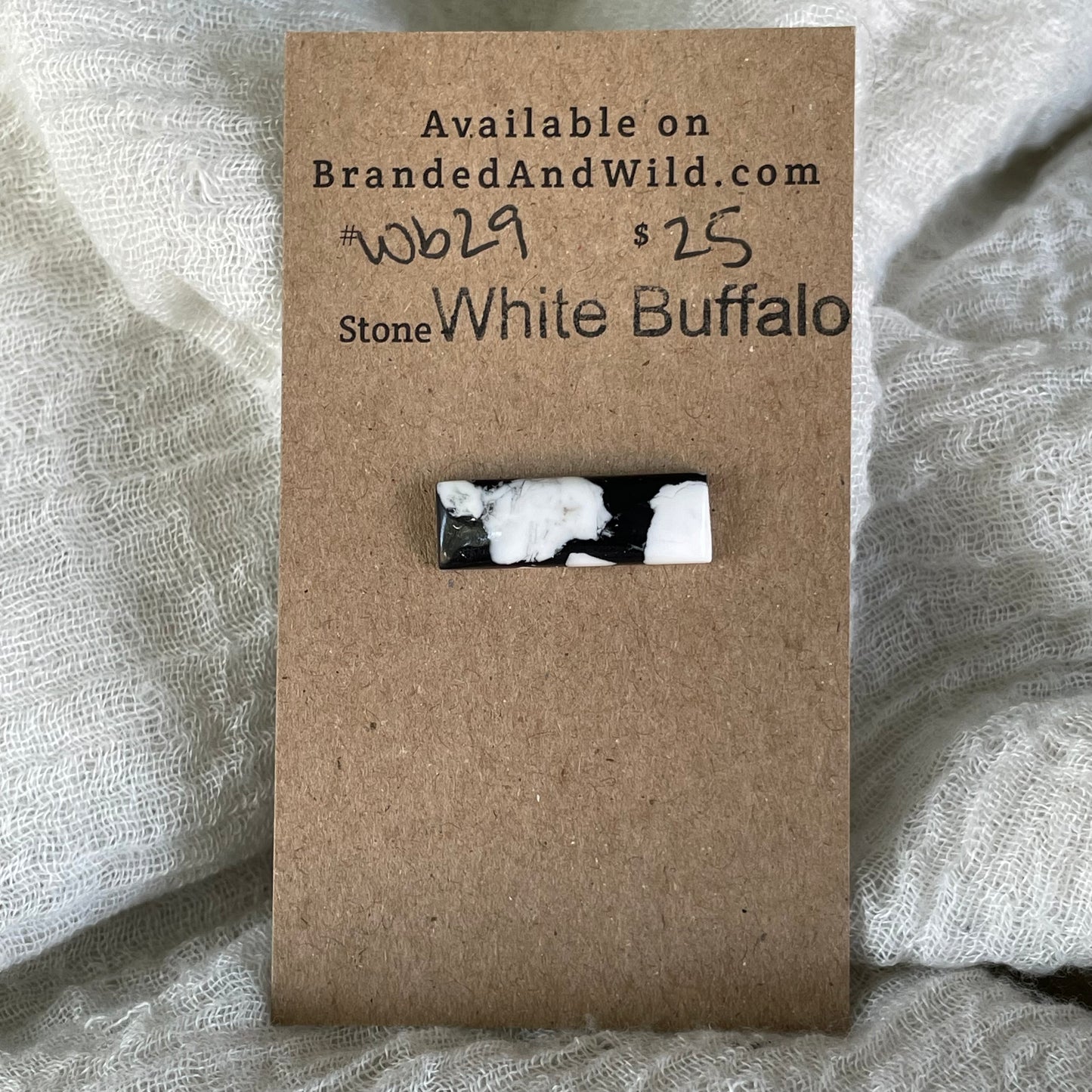 White Buffalo Cabochon - WB29
