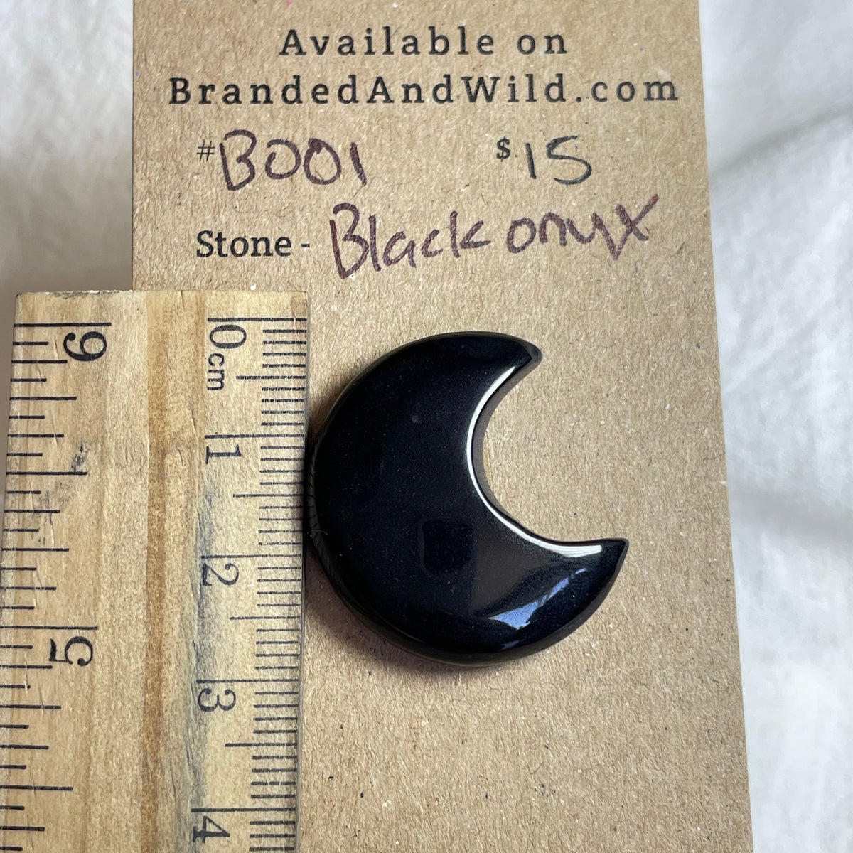Black Onyx - Cabochon - B001 861CDB17-C731-4357-9807-A619D09F4E25 Brandedandwild.com