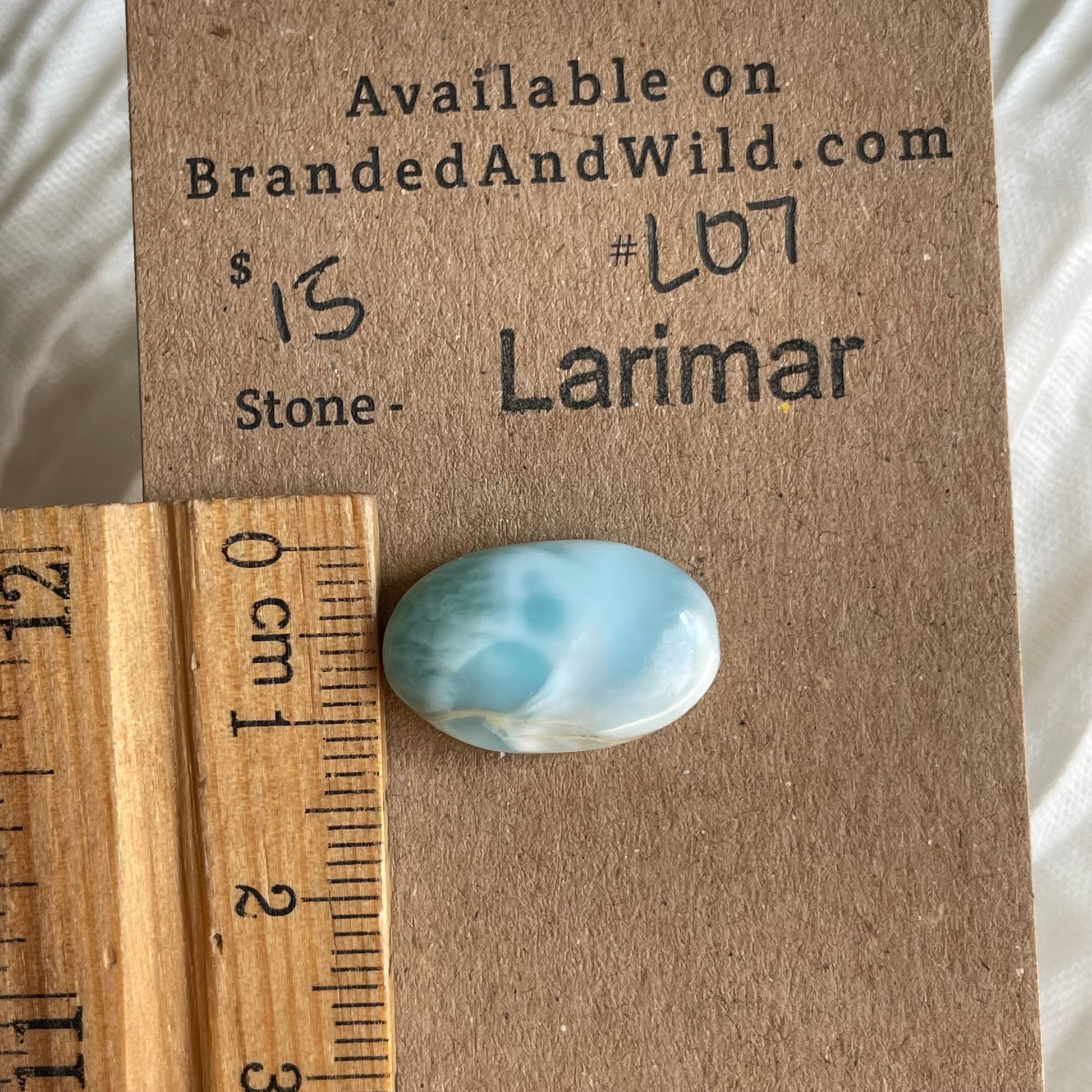 Larimar Cabochon - L07 86366A91-AD72-4995-AA05-29F4E1E694EB Brandedandwild.com