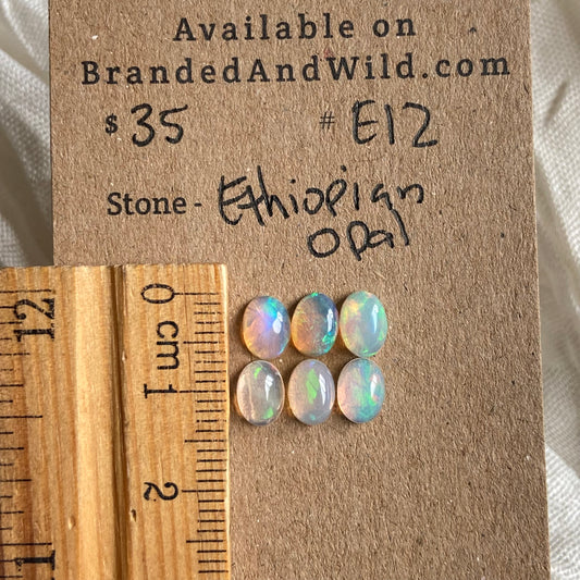 Ethiopian Opal Cabochon - E12 863A877C-9695-47A8-AC12-556EF5E62A7A Brandedandwild.com