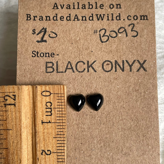 Black Onyx - Cabochon - BO93 865CE74B-0653-40B2-978E-3477E398E3B2 Brandedandwild.com