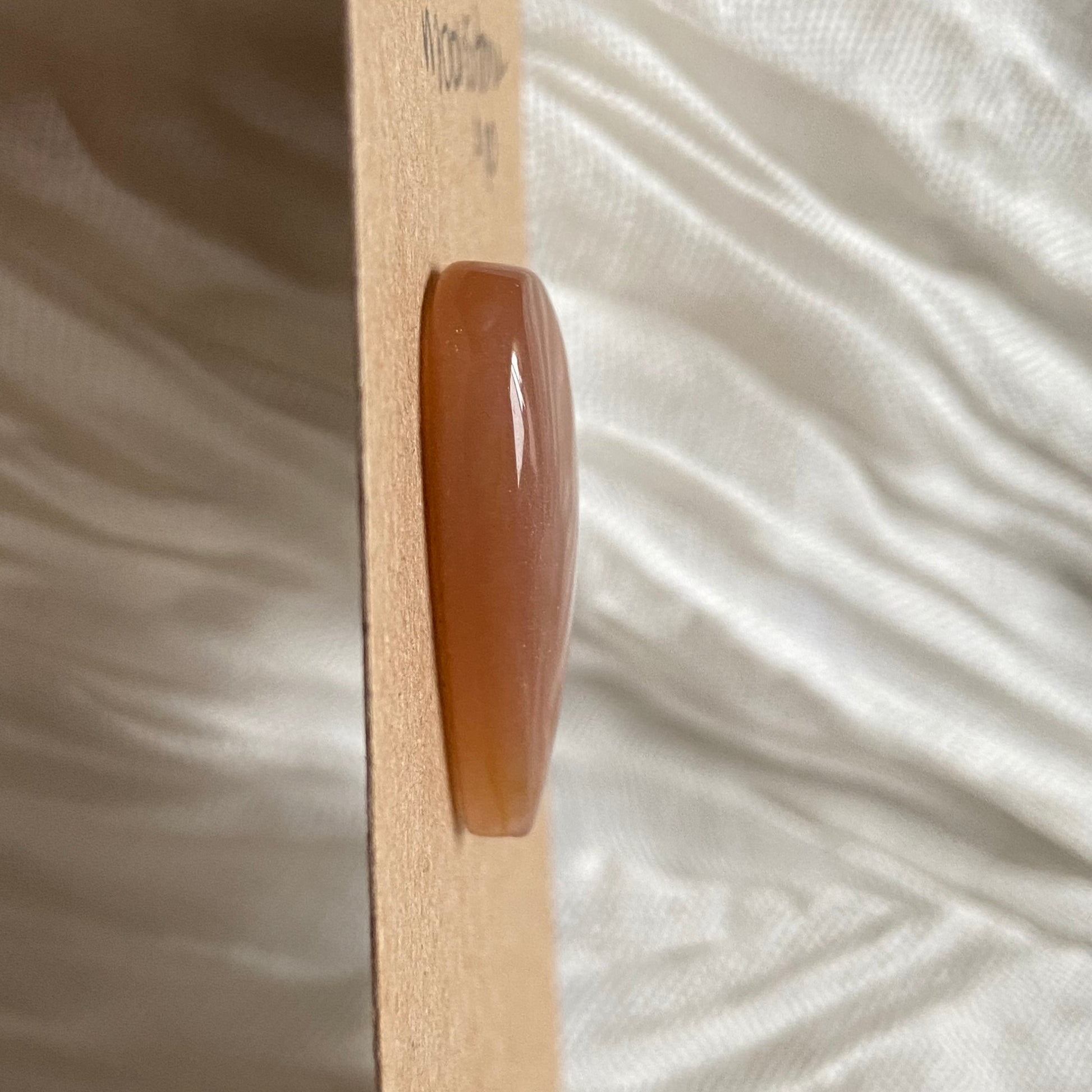 Peach Moonstone Cabochon - M062 8671EA9D-FADB-45D2-97A5-855B6C2F0429 Brandedandwild.com