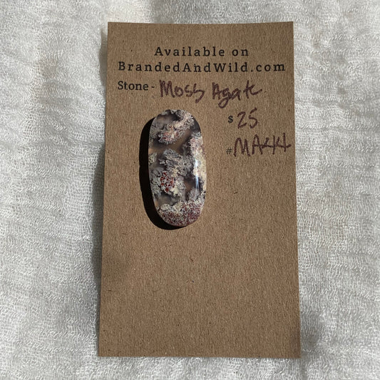 Moss Agate Cabochon- MA44