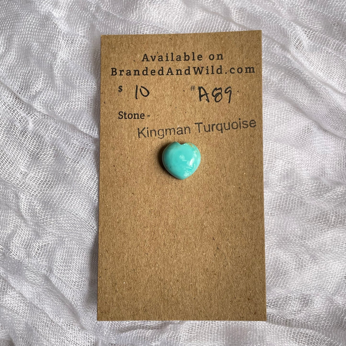 Kingman Turquoise Cabochon - KT89 86AAE1D3-7CDA-496B-B1E8-AF68CA6C6177 Brandedandwild.com