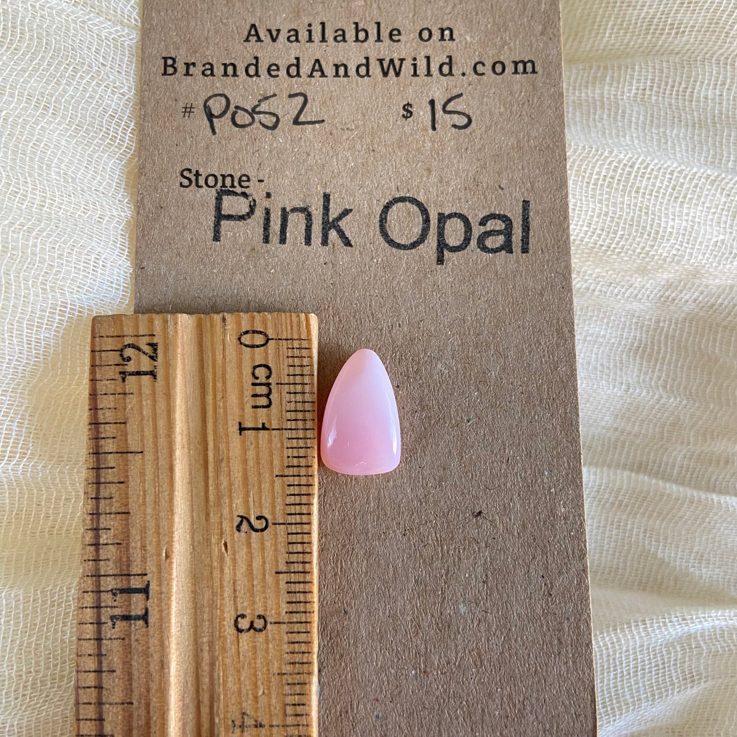 Pink Opal Cabochon - P052