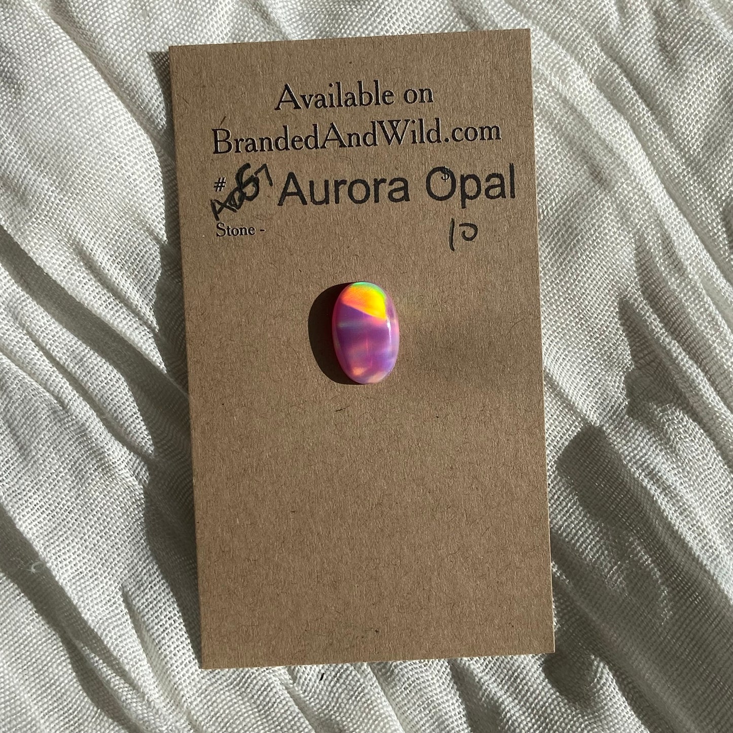 Aurora Opal Cabochon - A057 86E5D922-C1AD-4C05-A084-43EC99B5D4D6 Brandedandwild.com
