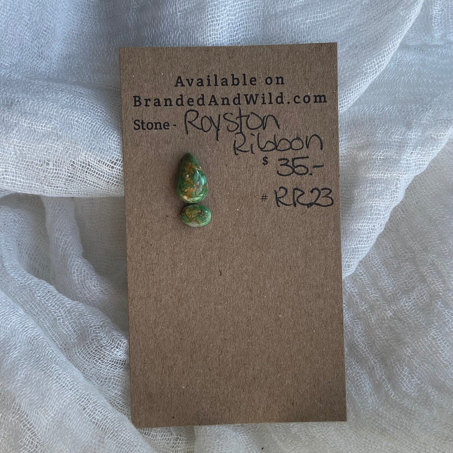 Royston Ribbon Turquoise cabochon RR23