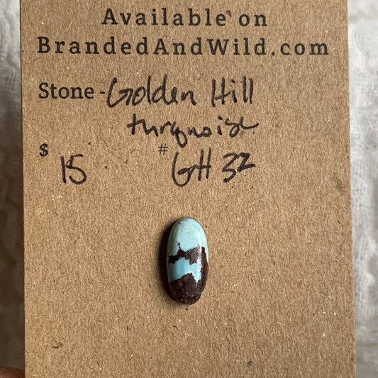 Golden Hill Turquoise Cabochon - GH32