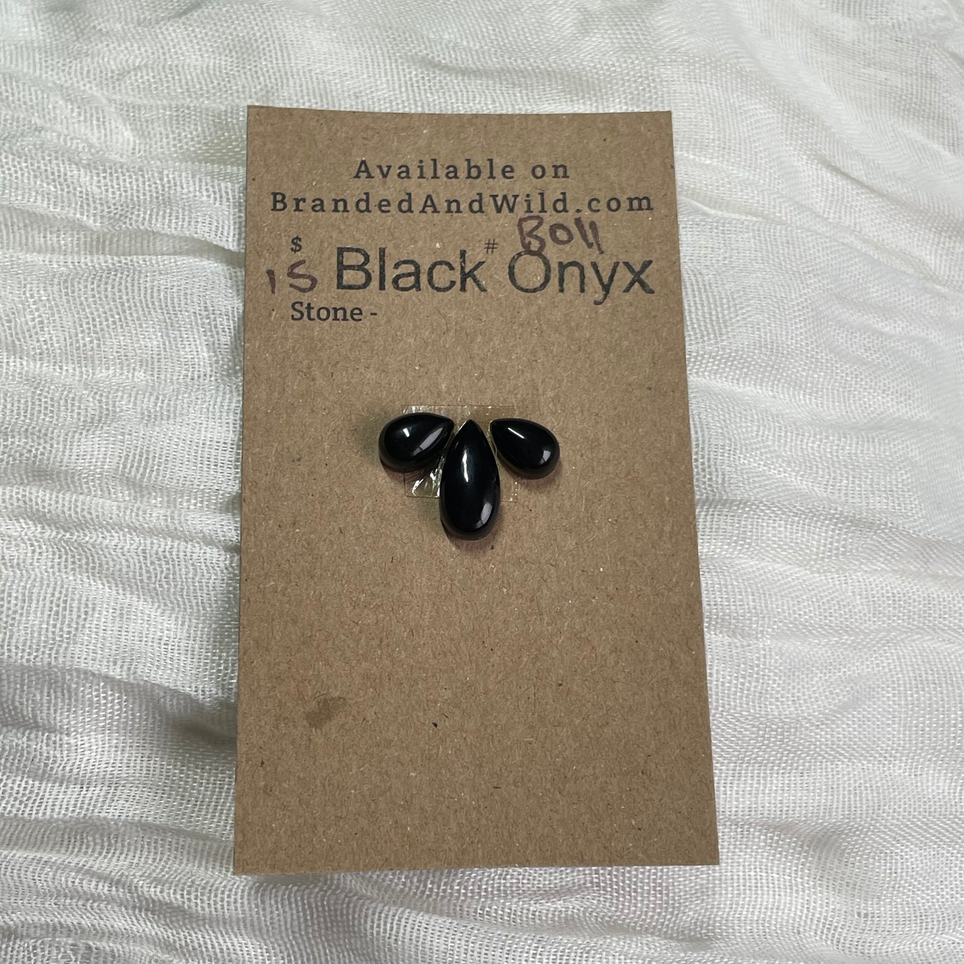 Black Onyx - Cabochon - BO11 872843C5-B327-4427-B807-0E075BF8E6C4 Brandedandwild.com