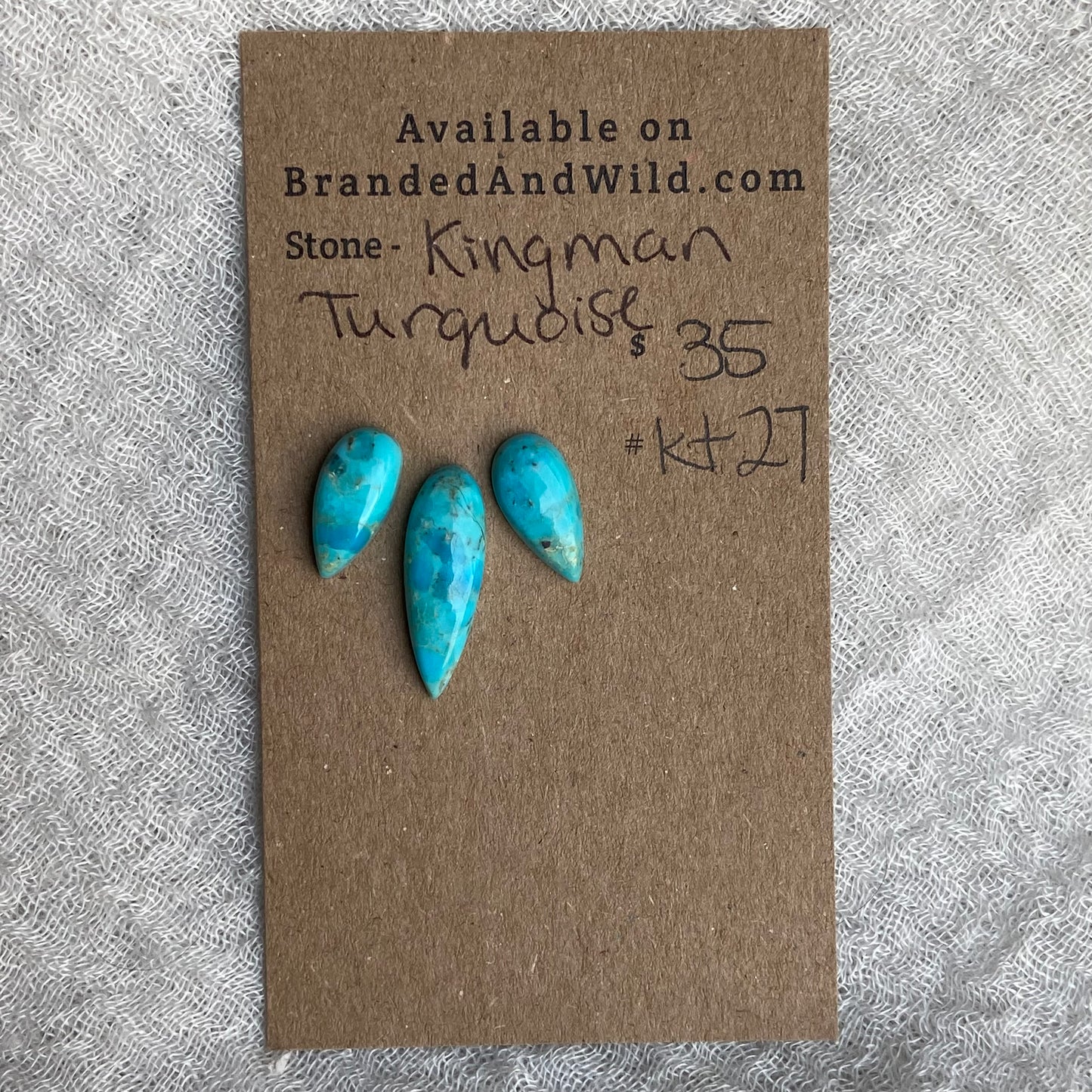 Kingman Turquoise Cabochon - KT27