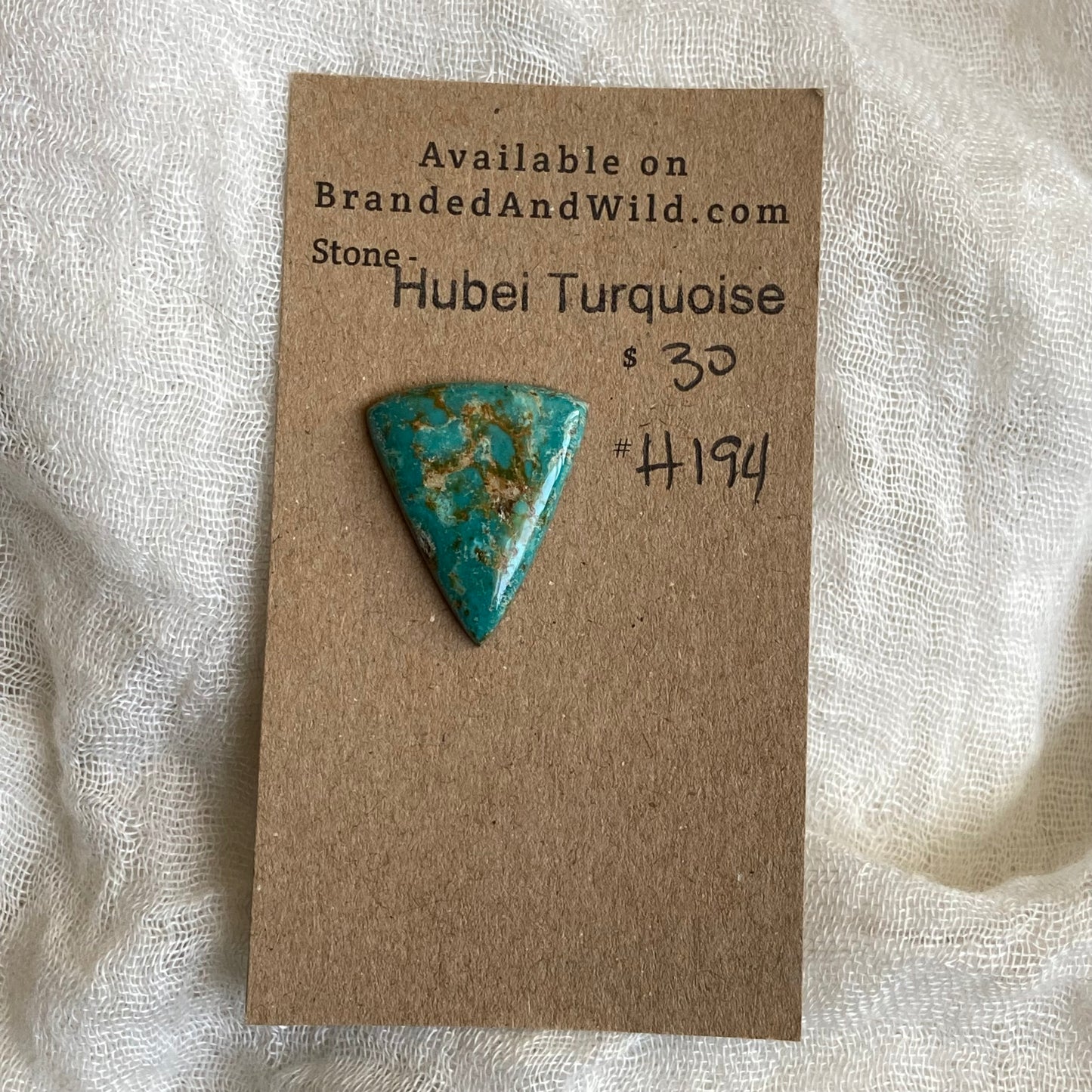 Hubei Turquoise Cabochon - H194 87365369-5054-464C-B736-3EBDECA35683 Brandedandwild.com