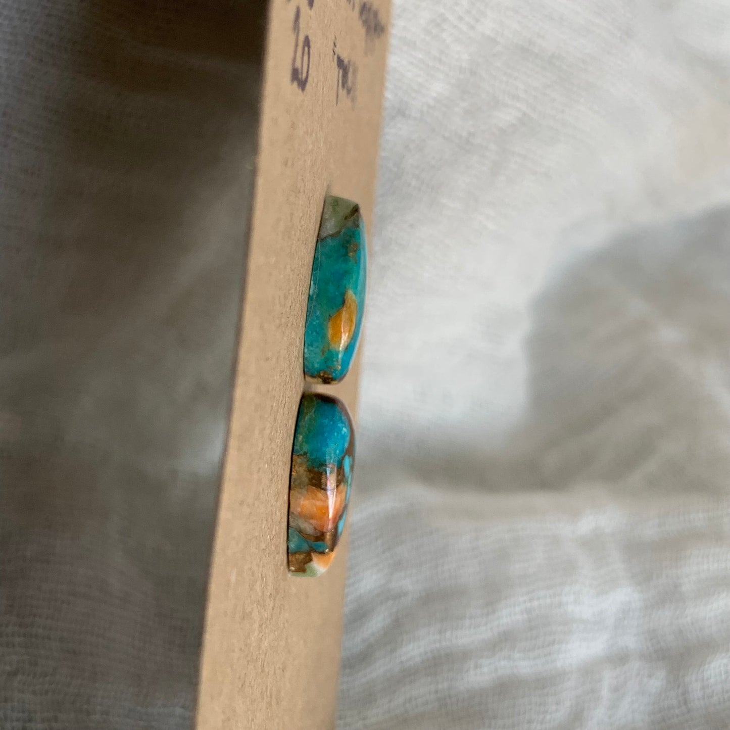 Turquoise, Oystershell, Copper Cabochon - TOC11