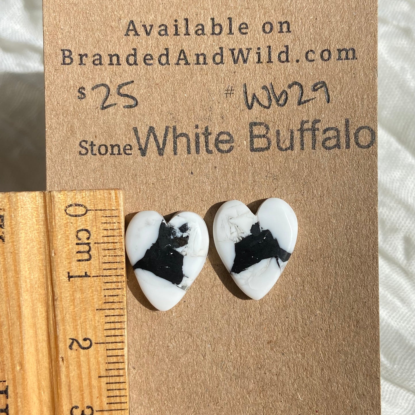 White Buffalo Cabochon - WB29 87903363-E632-438C-8328-05249145F913 Brandedandwild.com