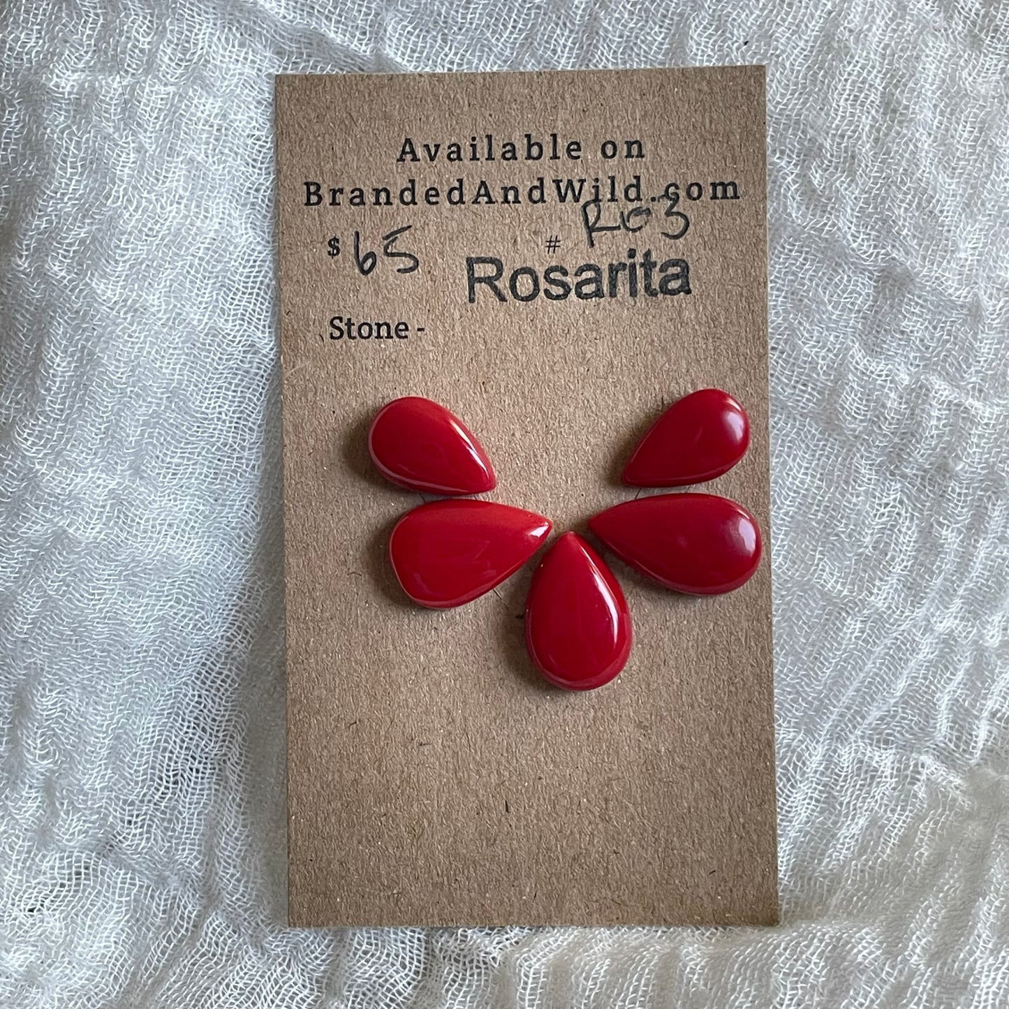 Rosarita - Cabochon - R03 87A26DE0-D57A-4D1D-8113-BDB5013DD205 Brandedandwild.com