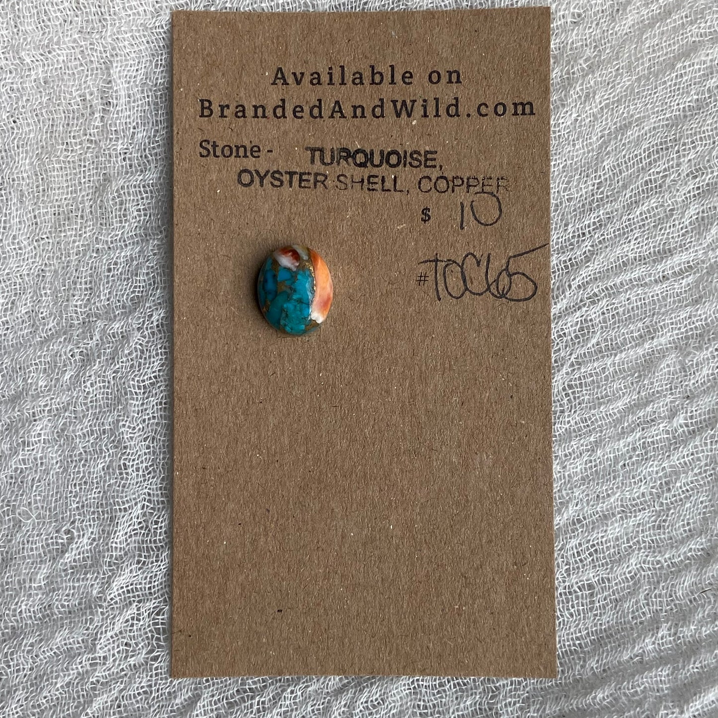 Turquoise, Oyster Shell, Copper - TOC65