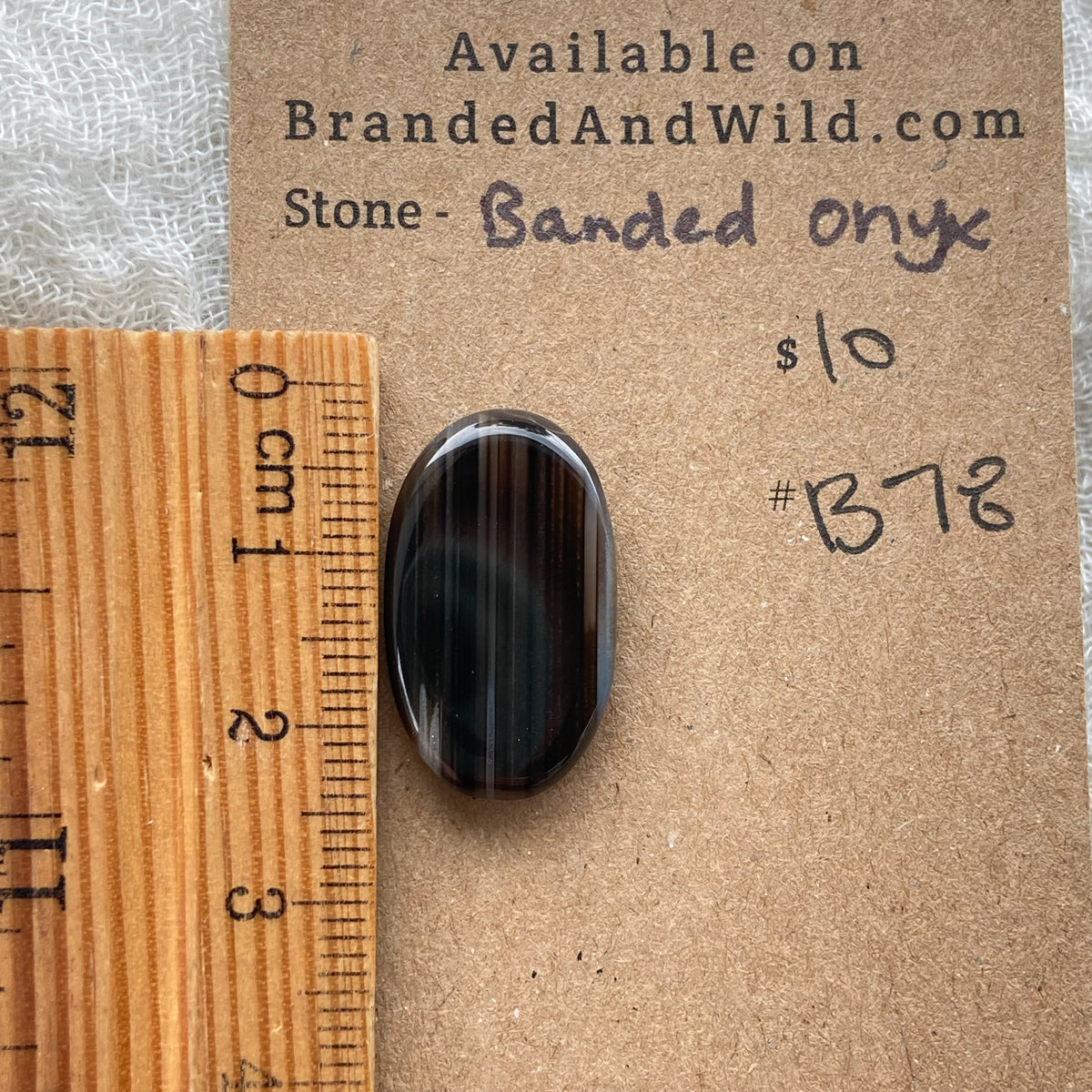 Banded Onyx - Cabochon - B78