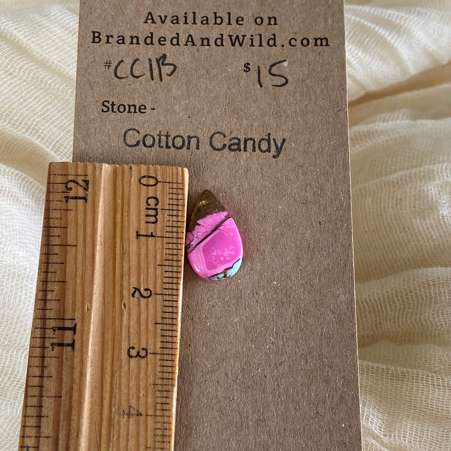 Cotton Candy Cabochon - CC113 87B4BF18-3DB4-473E-BCE5-75EA30E90320 Brandedandwild.com