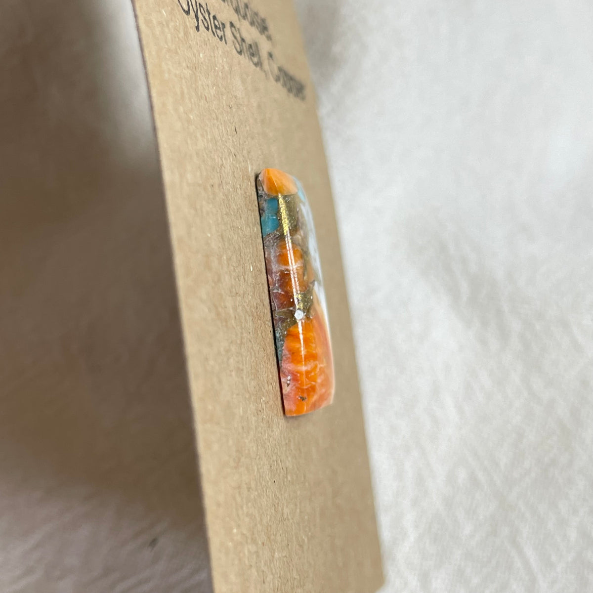 Turquoise, Oyster Shell, Copper Cabochon - TOC76