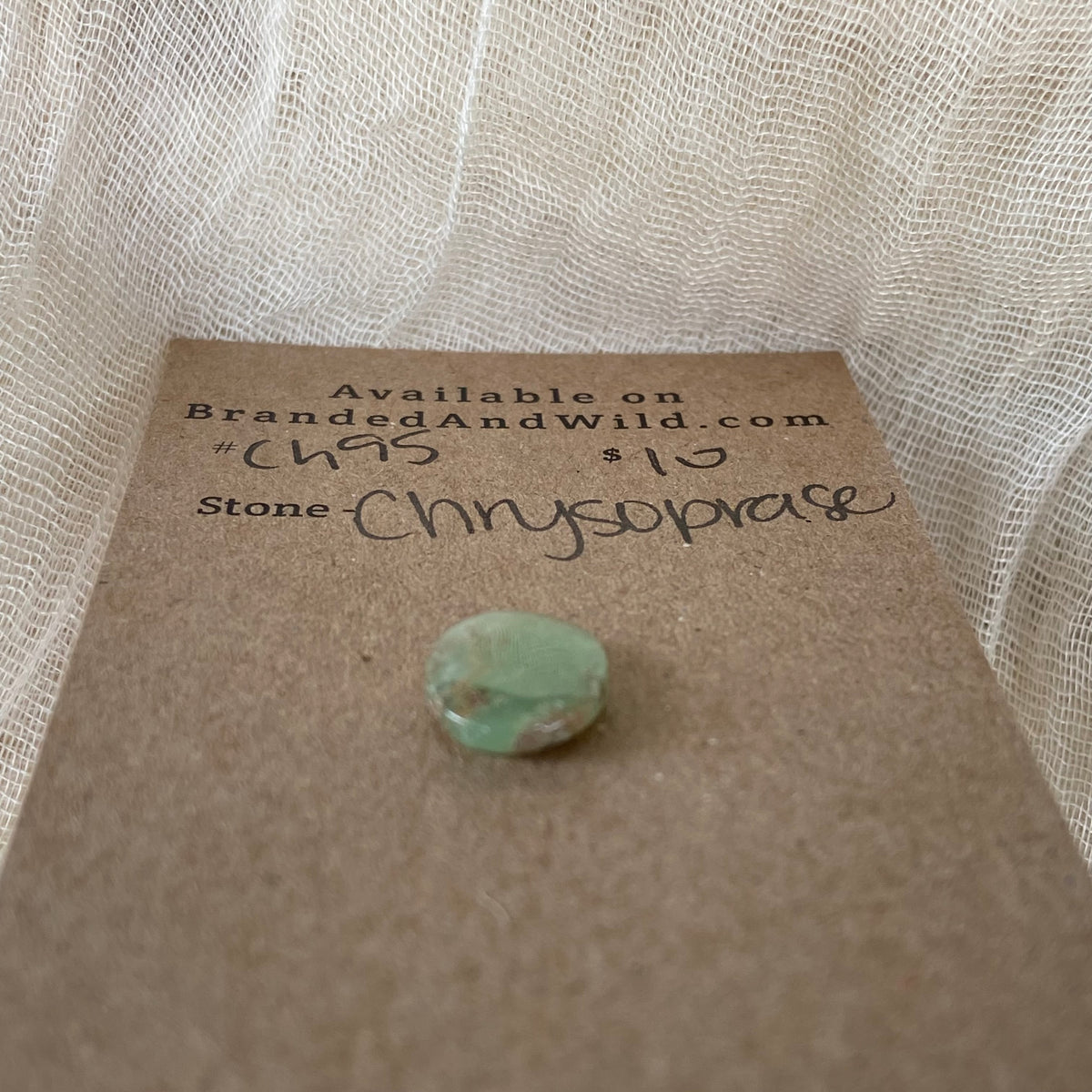Chrysoprase Cabochon - Ch95 87EDBAAD-F528-40BB-BD6F-53AEE93D53E0 Brandedandwild.com